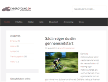 Tablet Screenshot of cybercycling.dk